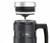 Kubek termiczny Thermos Travel King 470 ml z rączką grafitowy